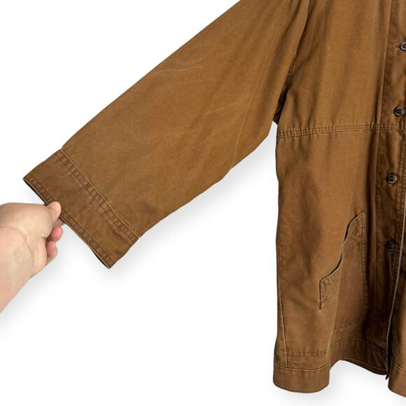 Vintage Dockers Levi's Khaki Barn Chore Workwear Coat Men's Size S - Picture 6 of 15